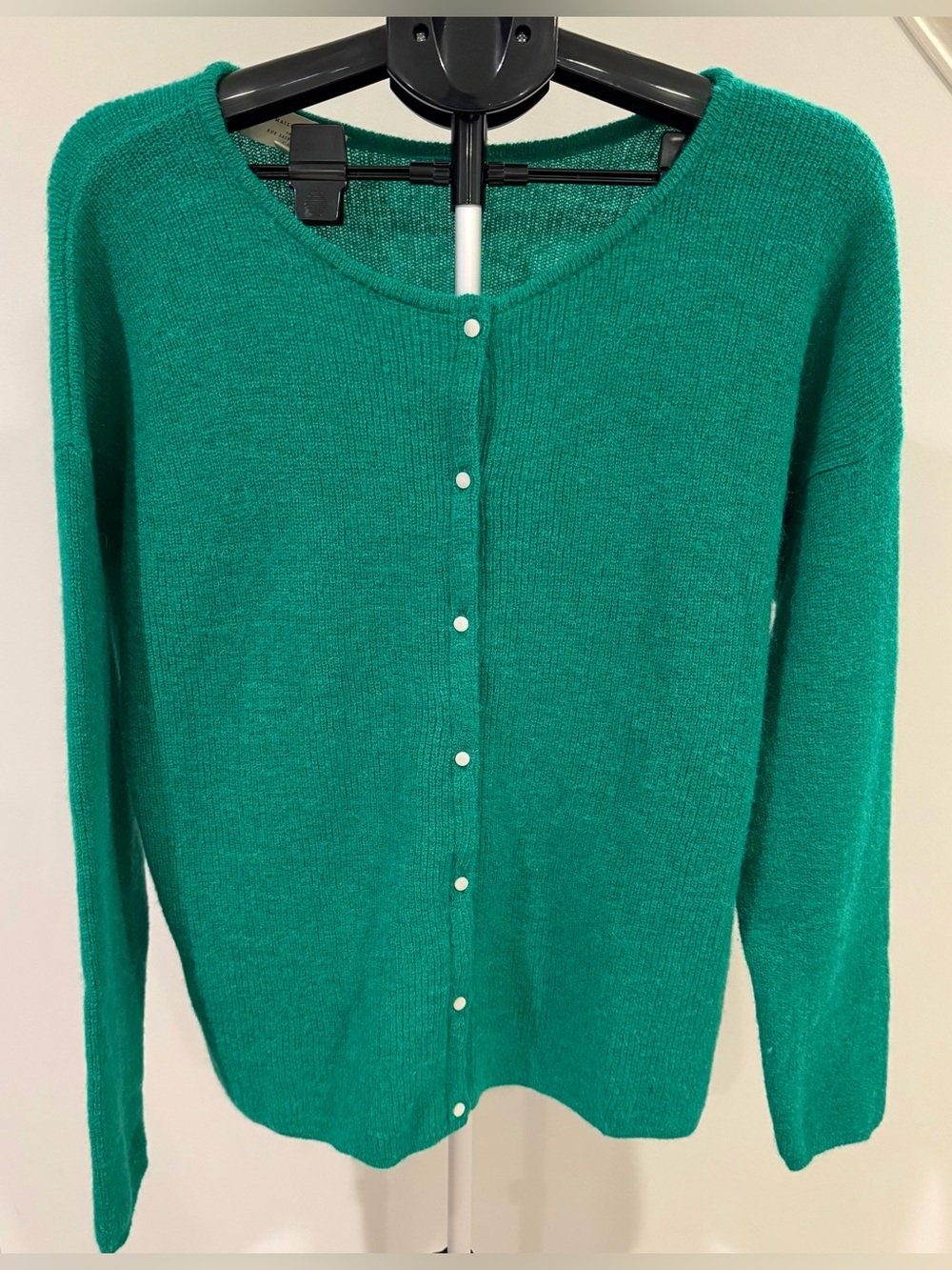 Sezane Gaspard Cardigan Sweater EUC Bright Green XXXL